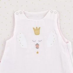 Little Crevette Gigoteuses Gigoteuse été Lange Coton Bio Rose 0-6 Mois -Couvertures bébé et enfant Soldes gigoteuse ete lange coton bio rose 0 6 mois 3