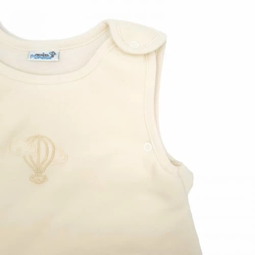 Premiers Moments Gigoteuses Gigoteuse évolutive 3-6 Mois En Velours & Coton Bio Crème 4 Premiers Moments Gigoteuses Gigoteuse évolutive 3-6 Mois En Velours & Coton Bio Crème – Image 2