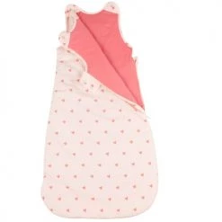 Maisons Du Monde Gigoteuses Gigoteuse Imprimé Cœur Rose Et Jaune Moutarde -Couvertures bébé et enfant Soldes gigoteuse imprime coeur rose et jaune moutarde 1000 7 2 226158 4