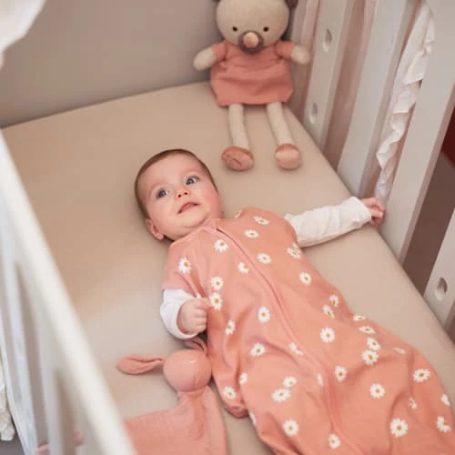 Jollein Gigoteuses Gigoteuse Légère Daisy Rosewood TOG 0,5 (70 Cm) 4 Jollein Gigoteuses Gigoteuse Légère Daisy Rosewood TOG 0,5 (70 Cm) – Image 2