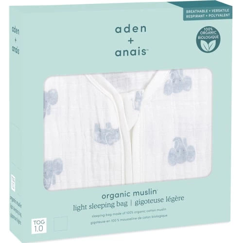 Aden + Anais Gigoteuses Gigoteuse Légère En Coton Bio Animal Kingdom TOG 1 (105 Cm) 4 Aden + Anais Gigoteuses Gigoteuse Légère En Coton Bio Animal Kingdom TOG 1 (105 Cm) – Image 2