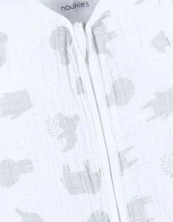 Noukie's Gigoteuses Gigoteuse Légère En Coton Bio Safari Sauge TOG < 1 (50 Cm) -Couvertures bébé et enfant Soldes gigoteuse legere en coton bio safari sauge tog 1 50 cm 3