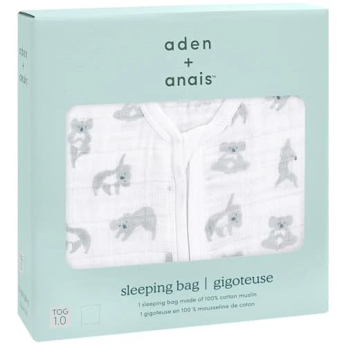 Aden + Anais Gigoteuses Gigoteuse Légère En Mousseline De Coton 18-36 Mois Blanc 6 Aden + Anais Gigoteuses Gigoteuse Légère En Mousseline De Coton 18-36 Mois Blanc – Image 4