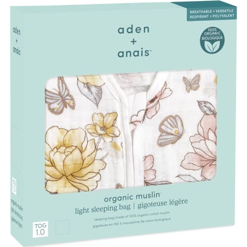 Aden + Anais Gigoteuses Gigoteuse Légère En Mousseline De Coton Earthly Bio TOG 1 (105 Cm) 4 Aden + Anais Gigoteuses Gigoteuse Légère En Mousseline De Coton Earthly Bio TOG 1 (105 Cm) – Image 2