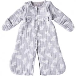 Noukie's Gigoteuses Gigoteuse Légère Manches Longues Eléphant Gris (70 Cm)