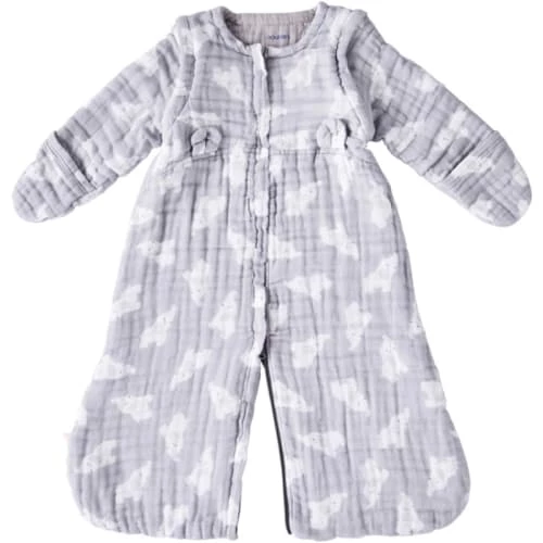 Noukie's Gigoteuses Gigoteuse Légère Manches Longues Eléphant Gris (70 Cm) 3 Noukie's Gigoteuses Gigoteuse Légère Manches Longues Eléphant Gris (70 Cm)