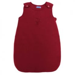 Premiers Moments Gigoteuses Gigoteuse Mi-saison 0-3 Mois 100% Coton Bio Couleur Cerise