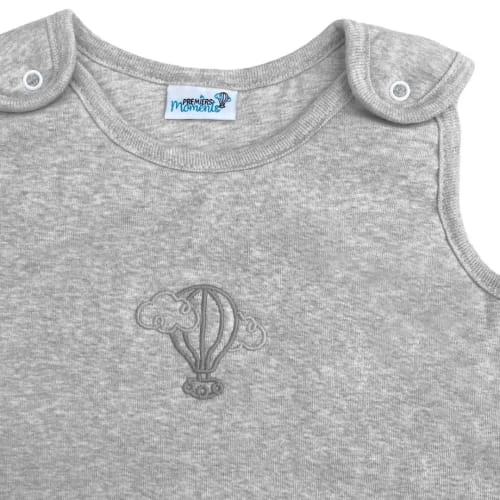 Premiers Moments Gigoteuses Gigoteuse Mi-saison 0-3 Mois 100% Coton Bio Couleur Perle 5 Premiers Moments Gigoteuses Gigoteuse Mi-saison 0-3 Mois 100% Coton Bio Couleur Perle – Image 3