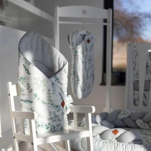 Sevira Kids Gigoteuses Gigoteuse Turbulette En 100% Coton, Eucalyptus 8 Sevira Kids Gigoteuses Gigoteuse Turbulette En 100% Coton, Eucalyptus – Image 6