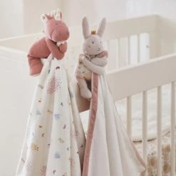 Noukie's Couvertures Bébé Et Enfant Ma Première Couverture Veloudoux Lapin Lina & Joy (50 X 50 Cm) -Couvertures bébé et enfant Soldes ma premiere couverture veloudoux lapin lina joy 50 x 50 cm 3