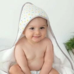 Kinousses Capes De Bain Bébé Et Peignoirs Enfant Maxi Set De Bain Bébé Blanc Éponge -Couvertures bébé et enfant Soldes maxi set de bain bebe blanc eponge 1