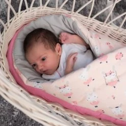 Sevira Kids Gigoteuses Nid D'ange En Coton Réversible Ballerine -Couvertures bébé et enfant Soldes nid d ange en coton reversible ballerine 2