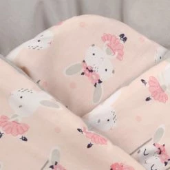 Sevira Kids Gigoteuses Nid D'ange En Coton Réversible Ballerine -Couvertures bébé et enfant Soldes nid d ange en coton reversible ballerine 5