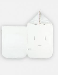 Noukie's Gigoteuses Nid D'ange Passe Sangle Sacha Lama Blanc (75 Cm) -Couvertures bébé et enfant Soldes nid d ange passe sangle sacha lama blanc 75 cm 2