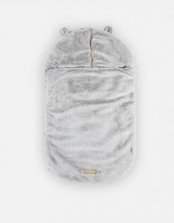 Noukie's Gigoteuses Nid D'ange Passe Sangle Sherpa Mix & Match Gris Clair -Couvertures bébé et enfant Soldes nid d ange passe sangle sherpa mix match gris clair 1