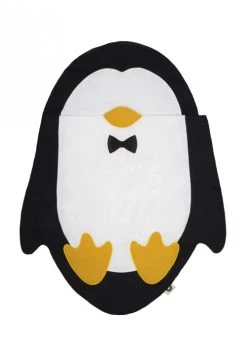 Baby Bites Couvertures Bébé Et Enfant Nid D'ange Pingouin Noir Et Blanc (85 Cm)