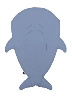 Baby Bites Couvertures Bébé Et Enfant Nid D'ange Requin Bleu Gris (98cm) -Couvertures bébé et enfant Soldes nid d ange requin bleu gris 98cm 2