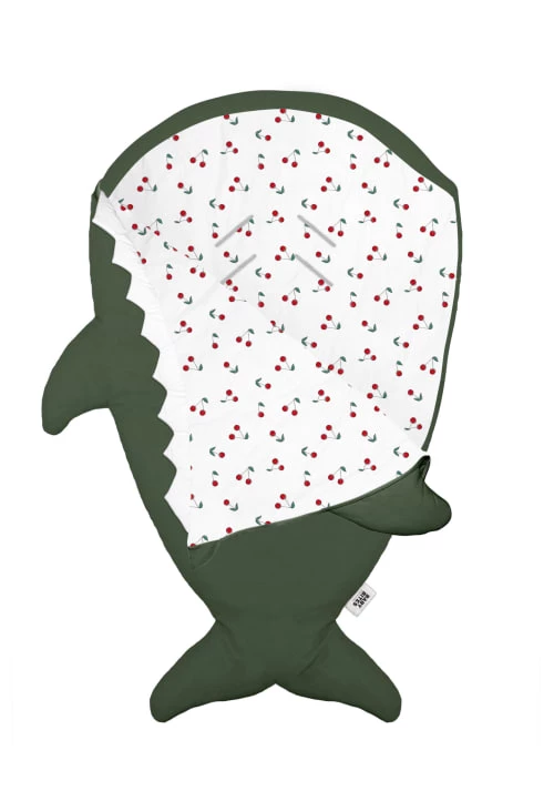 Baby Bites Gigoteuses Nid D'ange Requin Kaki (95 Cm) 4 Baby Bites Gigoteuses Nid D'ange Requin Kaki (95 Cm) – Image 2