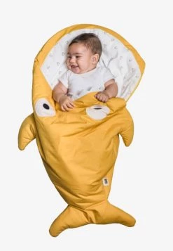 Baby Bites Gigoteuses Nid D'ange Requin Moutarde -Couvertures bébé et enfant Soldes nid d ange requin moutarde 3