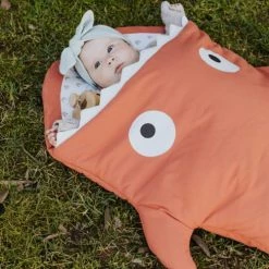 Baby Bites Gigoteuses Nid D'ange Requin Terracotta (95 Cm) -Couvertures bébé et enfant Soldes nid d ange requin terracotta 95 cm 3