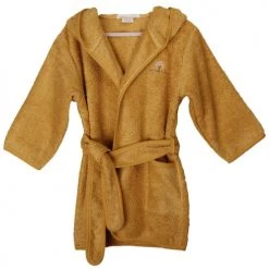 Eveil Et Nature Capes De Bain Bébé Et Peignoirs Enfant Peignoir 2/4 Ans Coton Bio Ambre