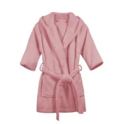 Blanc Cerise Capes De Bain Bébé Et Peignoirs Enfant Peignoir à Capuche Enfant En Coton BIO 2 Ans Blanc -Couvertures bébé et enfant Soldes peignoir a capuche enfant en coton bio 2 ans rose litchi 3