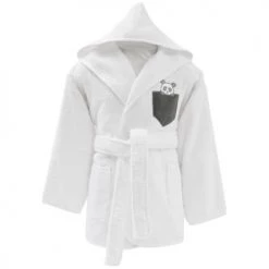 Sensei Maison Capes De Bain Bébé Et Peignoirs Enfant Peignoir De Bain Enfant Blanc 04 Ans