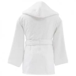 Sensei Maison Capes De Bain Bébé Et Peignoirs Enfant Peignoir De Bain Enfant Blanc 06 Ans -Couvertures bébé et enfant Soldes peignoir de bain enfant blanc 06 ans 3