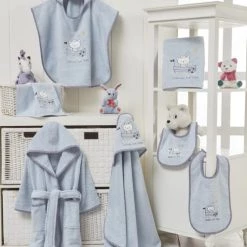 Sensei Maison Capes De Bain Bébé Et Peignoirs Enfant Peignoir De Bain Enfant Bleu Arctic 6 Ans -Couvertures bébé et enfant Soldes peignoir de bain enfant bleu arctic 6 ans 9