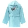 Sensei Maison Capes De Bain Bébé Et Peignoirs Enfant Peignoir De Bain Enfant Bleu Turquoise 06 Ans
