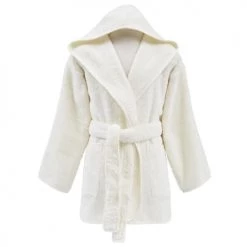 Sensei Maison Capes De Bain Bébé Et Peignoirs Enfant Peignoir De Bain Enfant Ecru 4 Ans