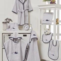 Sensei Maison Capes De Bain Bébé Et Peignoirs Enfant Peignoir De Bain Enfant Glacier 2 Ans -Couvertures bébé et enfant Soldes peignoir de bain enfant glacier 2 ans 4