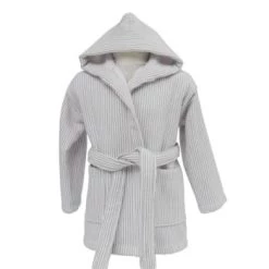 Sensei Maison Capes De Bain Bébé Et Peignoirs Enfant Peignoir De Bain Enfant Rayé Une Face éponge Bleu 02 Ans -Couvertures bébé et enfant Soldes peignoir de bain enfant raye une face eponge mastic 02 ans