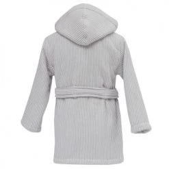 Sensei Maison Capes De Bain Bébé Et Peignoirs Enfant Peignoir De Bain Enfant Rayé Une Face éponge Mastic 06 Ans -Couvertures bébé et enfant Soldes peignoir de bain enfant raye une face eponge mastic 06 ans 2