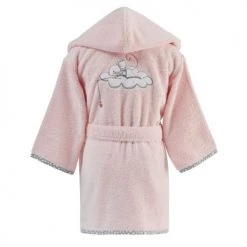Sensei Maison Capes De Bain Bébé Et Peignoirs Enfant Peignoir De Bain Enfant Rose 02 Ans