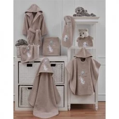 Sensei Maison Capes De Bain Bébé Et Peignoirs Enfant Peignoir De Bain Enfant Sable 02 Ans -Couvertures bébé et enfant Soldes peignoir de bain enfant sable 02 ans 4