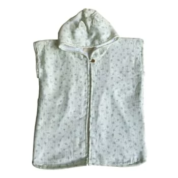 Gabrielle Paris Capes De Bain Bébé Et Peignoirs Enfant Peignoir En Gaze De Coton Biologique à Motifs Beige 8 Gabrielle Paris Capes De Bain Bébé Et Peignoirs Enfant Peignoir En Gaze De Coton Biologique à Motifs Beige – Image 6