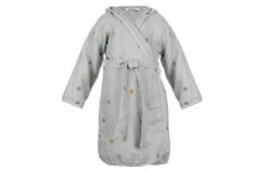 Kindsgut Capes De Bain Bébé Et Peignoirs Enfant Peignoir Enfant (1-2 Ans) Coton Multicolore Gris