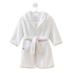 Cocoeko Capes De Bain Bébé Et Peignoirs Enfant Peignoir Enfant Blanc & Lin (2-3 Ans) 12 Cocoeko Capes De Bain Bébé Et Peignoirs Enfant Peignoir Enfant Blanc & Lin (2-3 Ans) -Couvertures bébé et enfant Soldes peignoir enfant blanc lin 2 3 ans 4