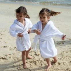 Cocoeko Capes De Bain Bébé Et Peignoirs Enfant Peignoir Enfant Blanc & Lin (4-6ans) 10 Cocoeko Capes De Bain Bébé Et Peignoirs Enfant Peignoir Enfant Blanc & Lin (4-6ans) -Couvertures bébé et enfant Soldes peignoir enfant blanc lin 4 6ans 2