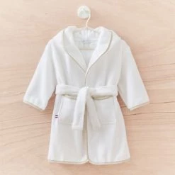 Cocoeko Capes De Bain Bébé Et Peignoirs Enfant Peignoir Enfant Blanc & Lin (4-6ans) 11 Cocoeko Capes De Bain Bébé Et Peignoirs Enfant Peignoir Enfant Blanc & Lin (4-6ans) -Couvertures bébé et enfant Soldes peignoir enfant blanc lin 4 6ans 3