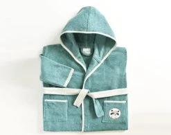 Becquet Capes De Bain Bébé Et Peignoirs Enfant Peignoir Enfant Bleu 4 Ans En Coton