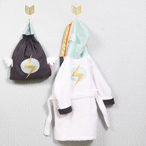 Little Crevette Capes De Bain Bébé Et Peignoirs Enfant Peignoir Enfant Coton Bio 4-5 Ans 5 Little Crevette Capes De Bain Bébé Et Peignoirs Enfant Peignoir Enfant Coton Bio 4-5 Ans – Image 3