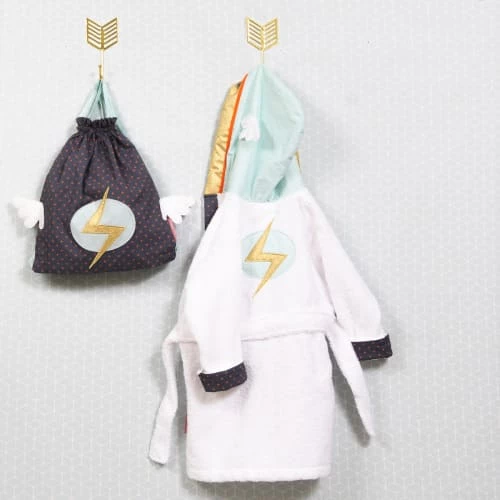 Little Crevette Capes De Bain Bébé Et Peignoirs Enfant Peignoir Enfant Coton Bio 6-7 Ans 4 Little Crevette Capes De Bain Bébé Et Peignoirs Enfant Peignoir Enfant Coton Bio 6-7 Ans – Image 2