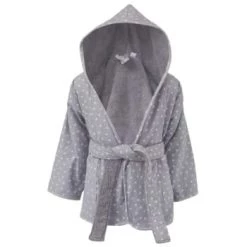 Sensei Maison Capes De Bain Bébé Et Peignoirs Enfant Peignoir Enfant Doublé Galet 02 Ans -Couvertures bébé et enfant Soldes peignoir enfant double galet 02 ans 5