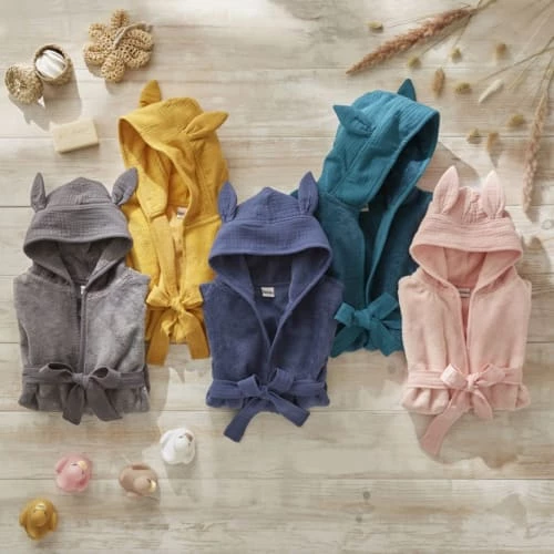 Sevira Kids Capes De Bain Bébé Et Peignoirs Enfant Peignoir Enfant En Bambou 4 Sevira Kids Capes De Bain Bébé Et Peignoirs Enfant Peignoir Enfant En Bambou – Image 2
