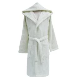 Sensei Maison Capes De Bain Bébé Et Peignoirs Enfant Peignoir Enfant En Coton Bio 400 Gr/m² Anis 04 Ans -Couvertures bébé et enfant Soldes peignoir enfant en coton bio 400 gr m2 anis 04 ans 4