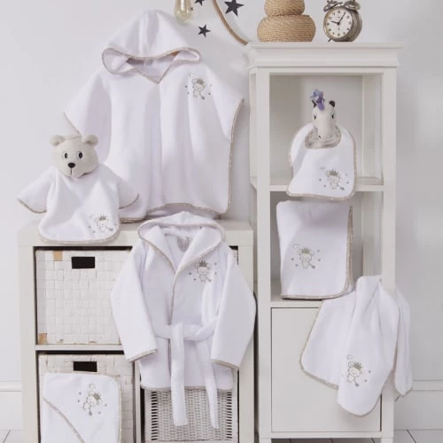 Sensei Maison Capes De Bain Bébé Et Peignoirs Enfant Peignoir Enfant En Coton Peigné Blanc 04 Ans 7 Sensei Maison Capes De Bain Bébé Et Peignoirs Enfant Peignoir Enfant En Coton Peigné Blanc 04 Ans – Image 5