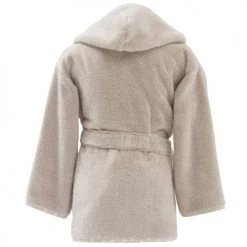 Sensei Maison Capes De Bain Bébé Et Peignoirs Enfant Peignoir Enfant En Coton Peigné Sable 06 Ans -Couvertures bébé et enfant Soldes peignoir enfant en coton peigne sable 06 ans 3