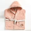 Becquet Capes De Bain Bébé Et Peignoirs Enfant Peignoir Enfant Rose 2 Ans En Coton